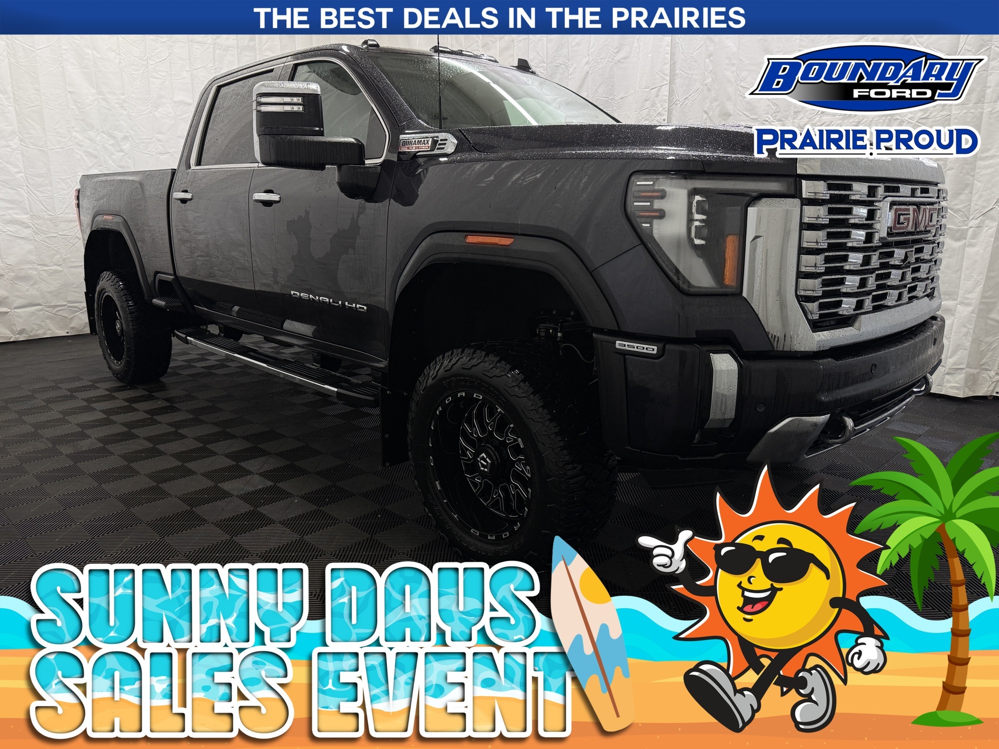 Black 2024 GMC Sierra 3500HD Pickup Truck Four-Wheel Drive Automatic