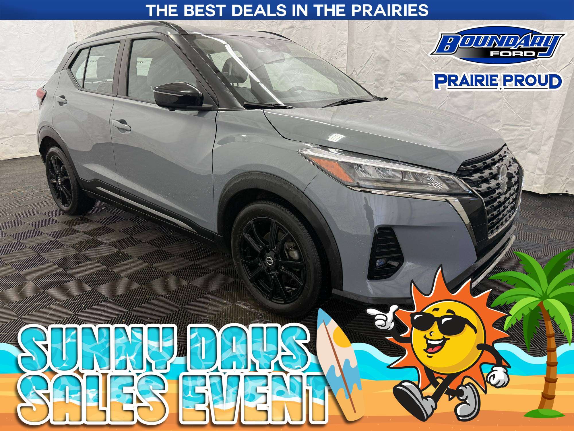 Gray 2021 Nissan Kicks SUV / Crossover Front-Wheel Drive Continuously Variable Transmission