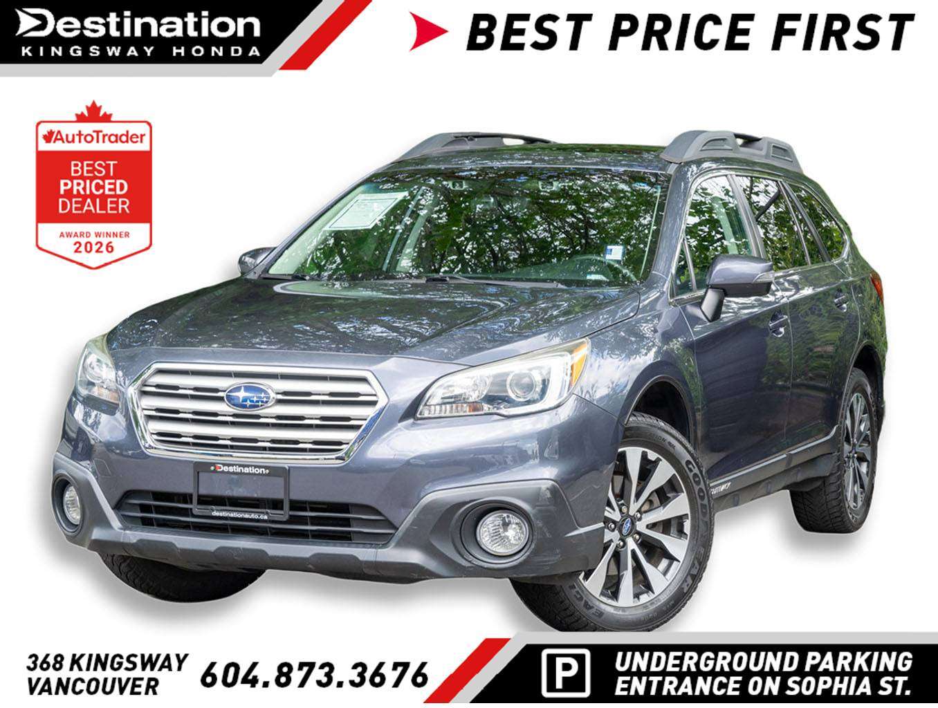 2017 Subaru Outback 2.5i Limited AWD