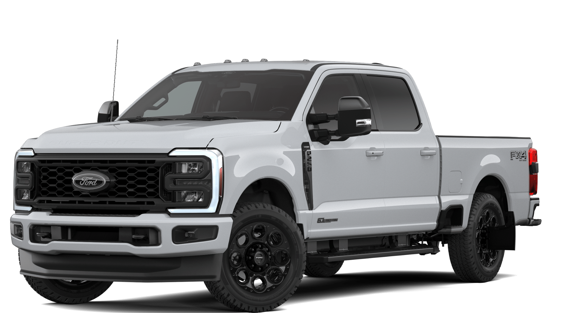 Silver 2026 Ford F-250 Super Duty Pickup Truck Four-Wheel Drive Automatic