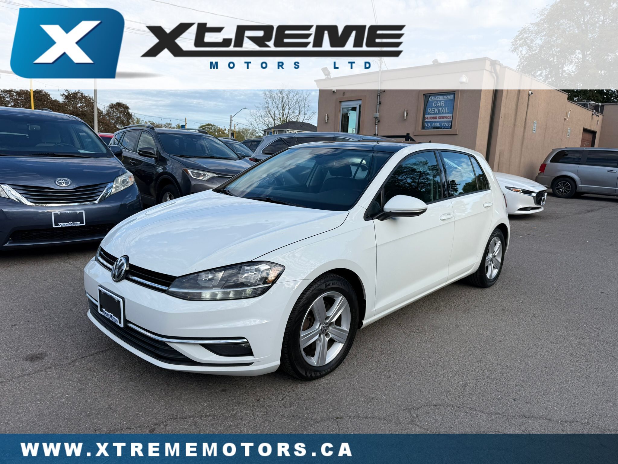 White 2018 Volkswagen Golf Hatchback Automatic