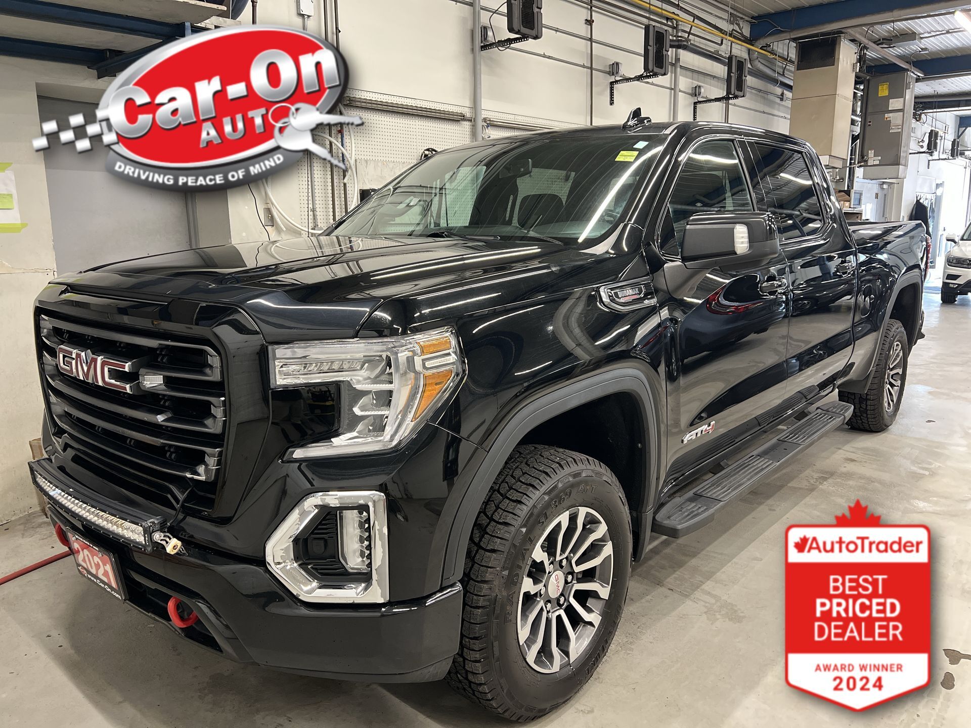 Black 2021 GMC Sierra 1500 Pickup Truck Four-Wheel Drive Automatic