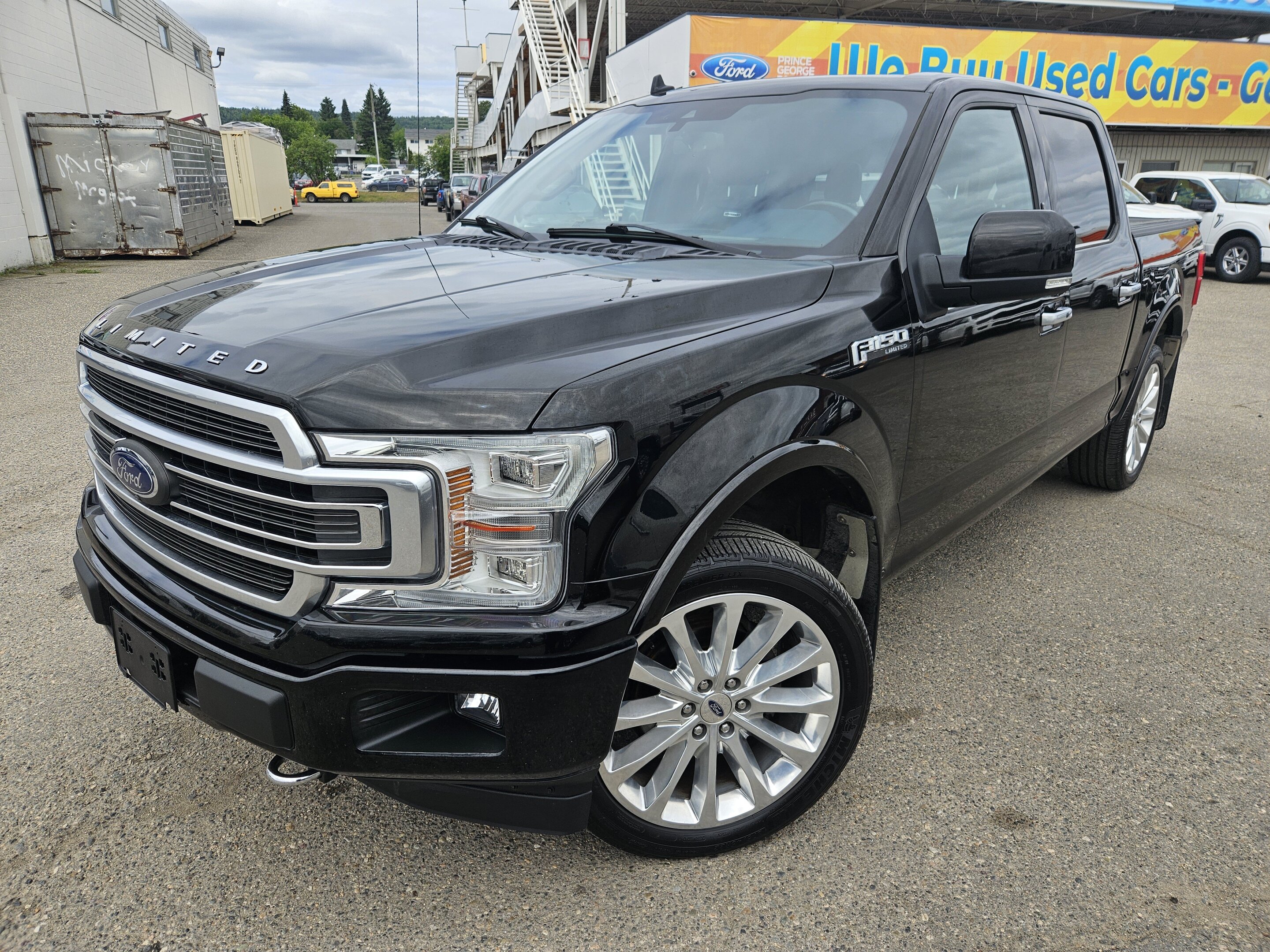 Black 2018 Ford F-150 Pickup Truck Four-Wheel Drive Automatic