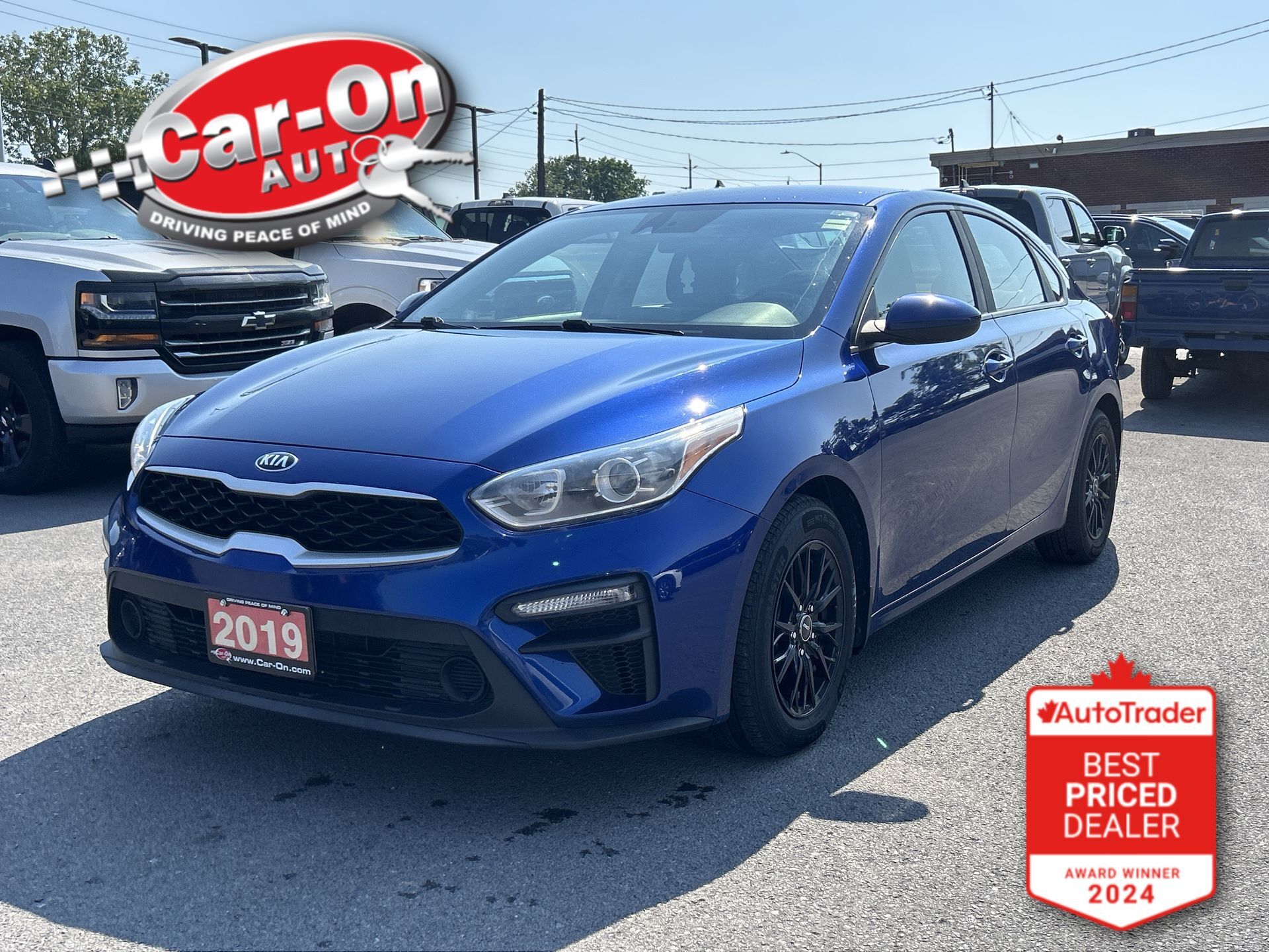 Blue 2019 Kia Forte Sedan Front-Wheel Drive Automatic