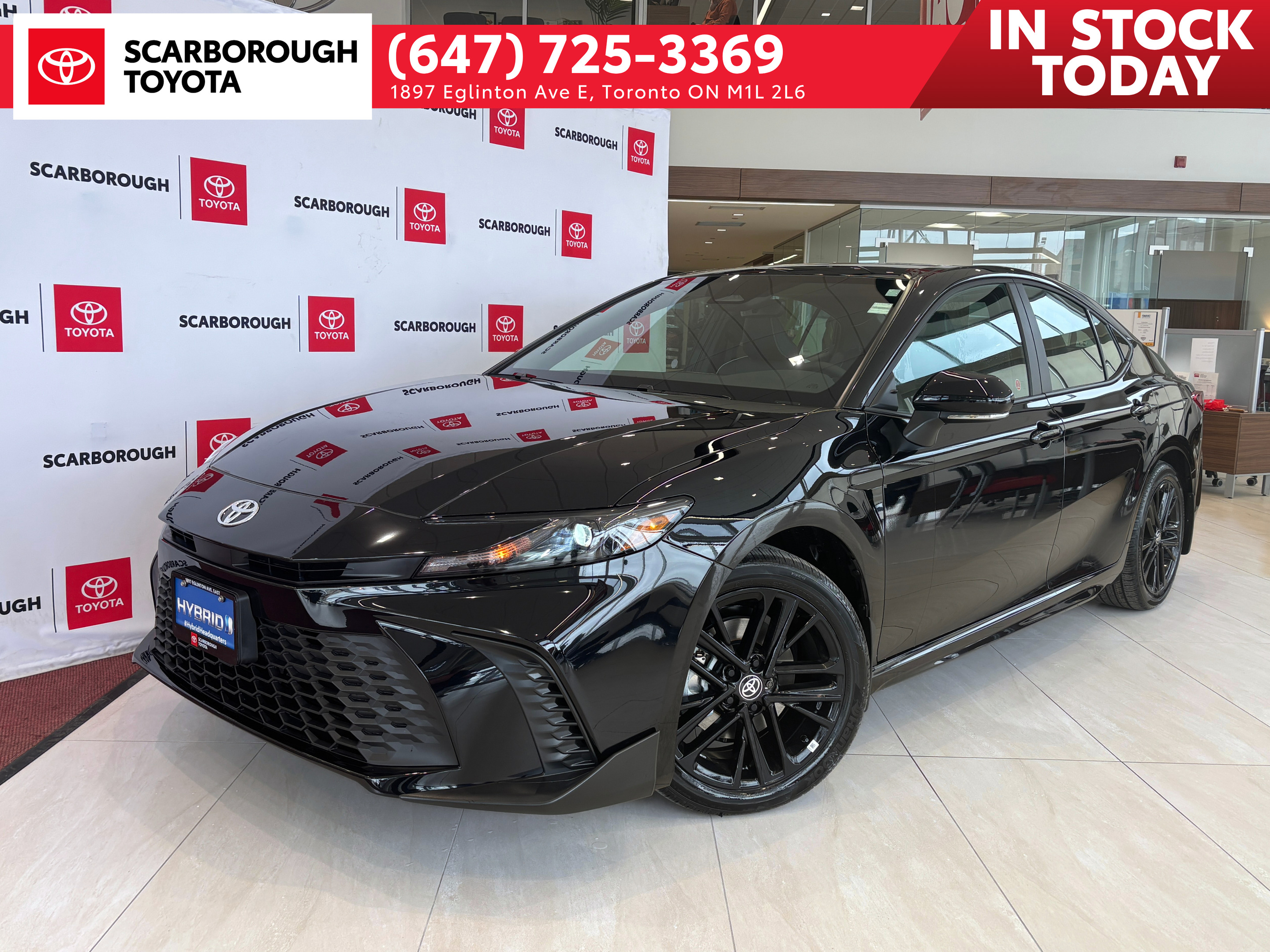 Black 2026 Toyota Camry Sedan Continuously Variable Transmission