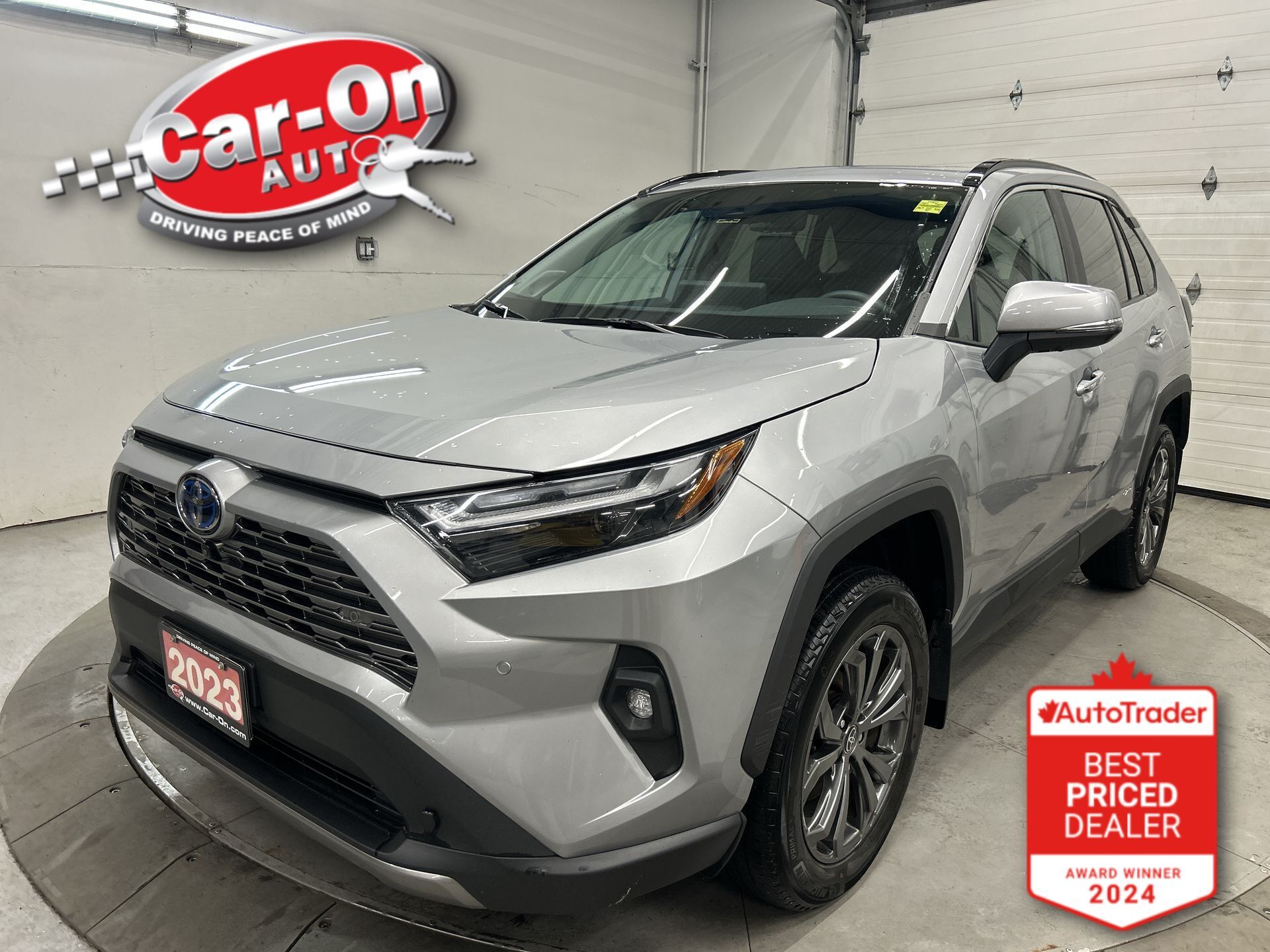Silver 2023 Toyota RAV4 Hybrid SUV / Crossover All-Wheel Drive Automatic