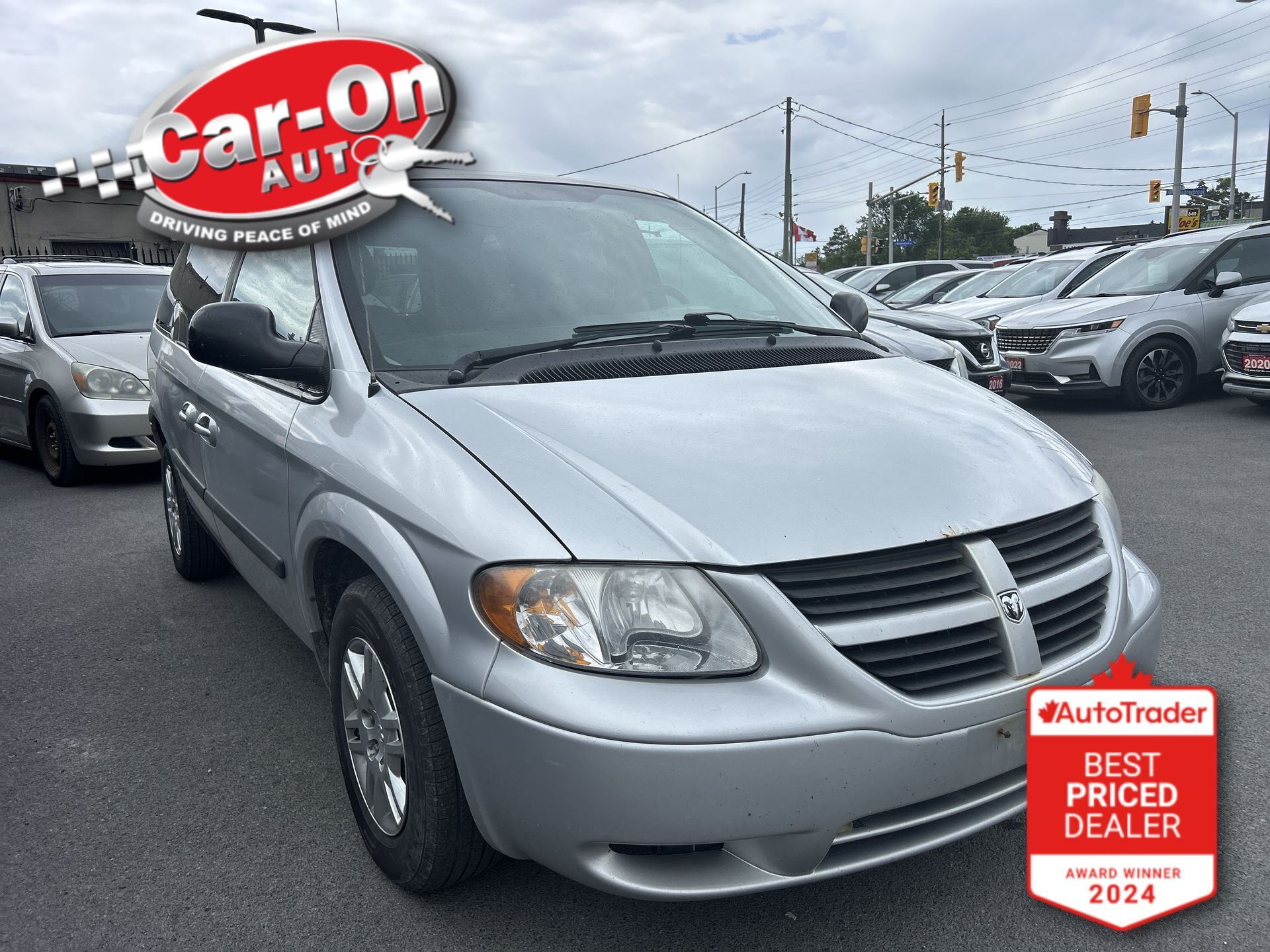 Silver 2006 Dodge Caravan Minivan Front-Wheel Drive Automatic
