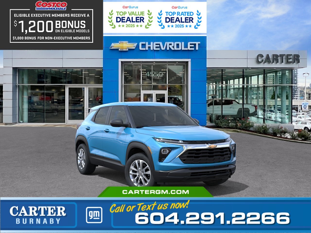 Blue 2026 Chevrolet Trailblazer SUV / Crossover Four-Wheel Drive Automatic