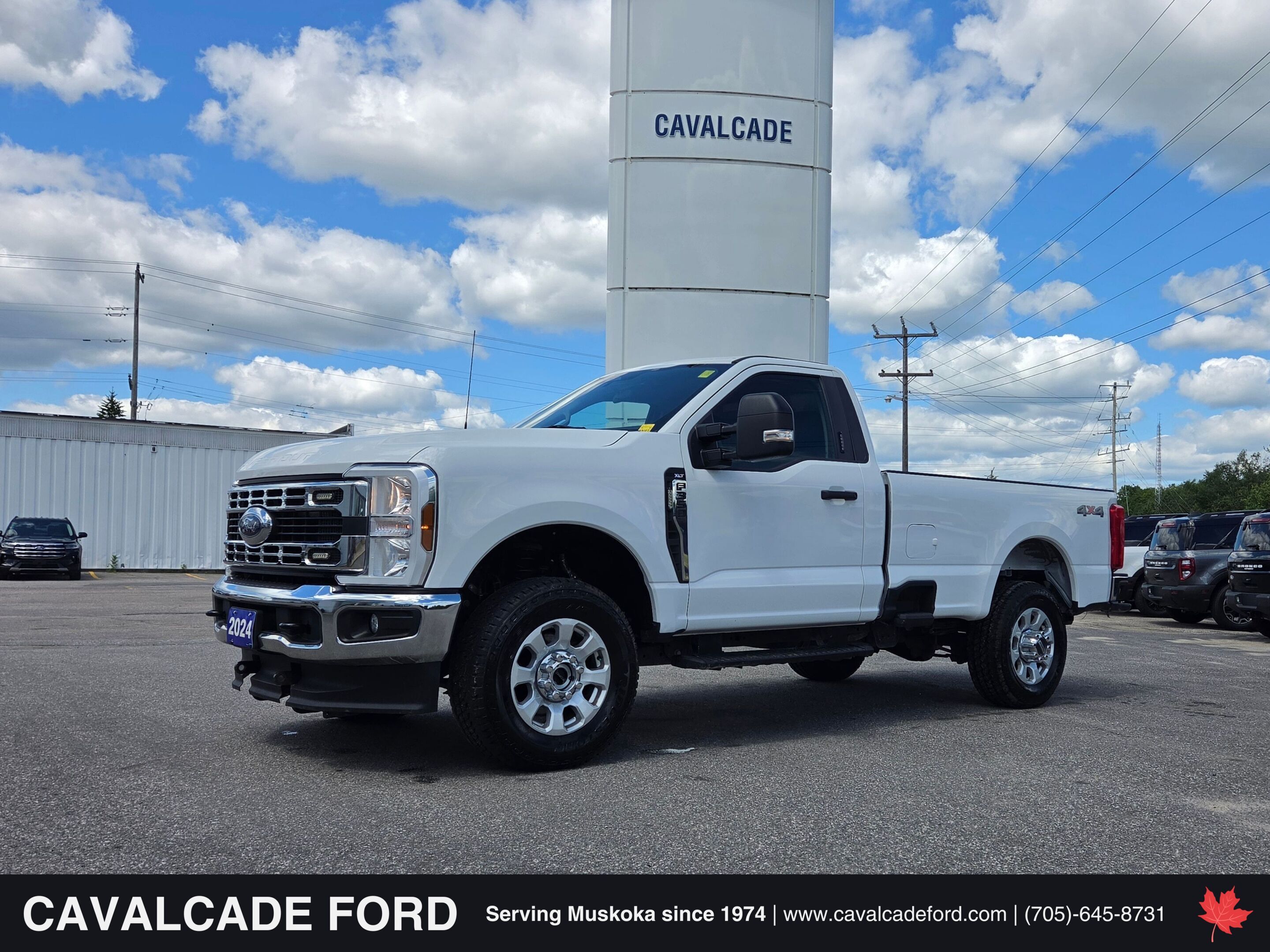 White 2024 Ford F-350 Super Duty Pickup Truck Four-Wheel Drive Automatic