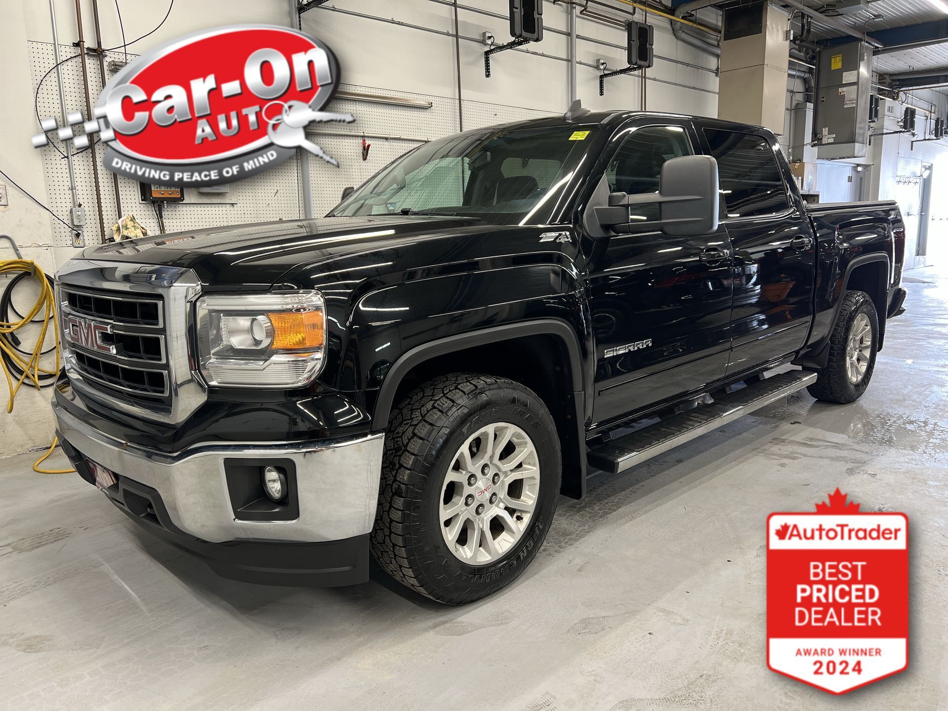 Black 2015 GMC Sierra 1500 Pickup Truck Four-Wheel Drive Automatic