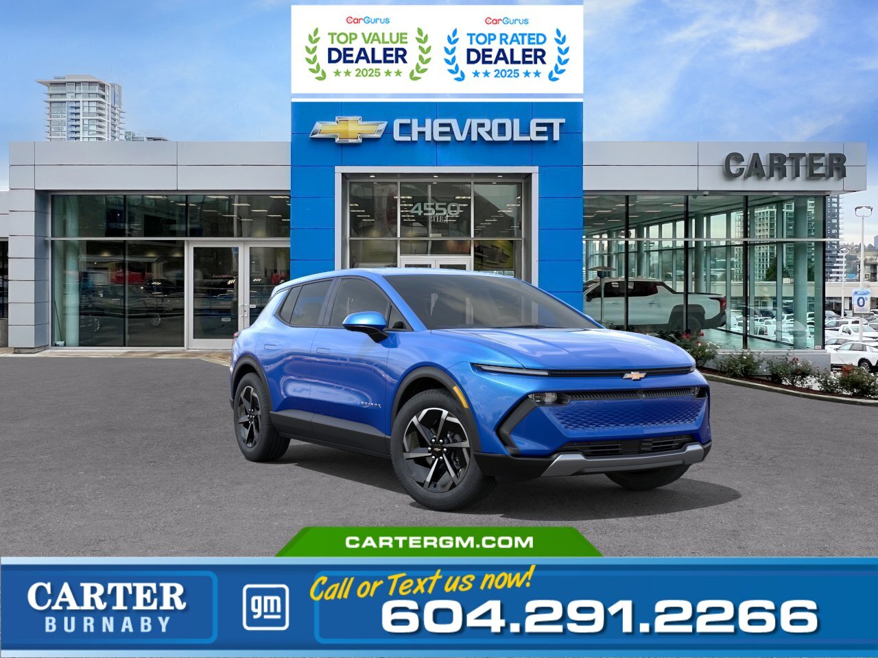 Blue 2026 Chevrolet Equinox EV SUV / Crossover 1-Speed Automatic