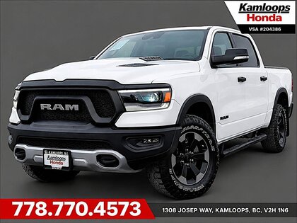 White 2022 RAM 1500 Pickup Truck Four-Wheel Drive Automatic