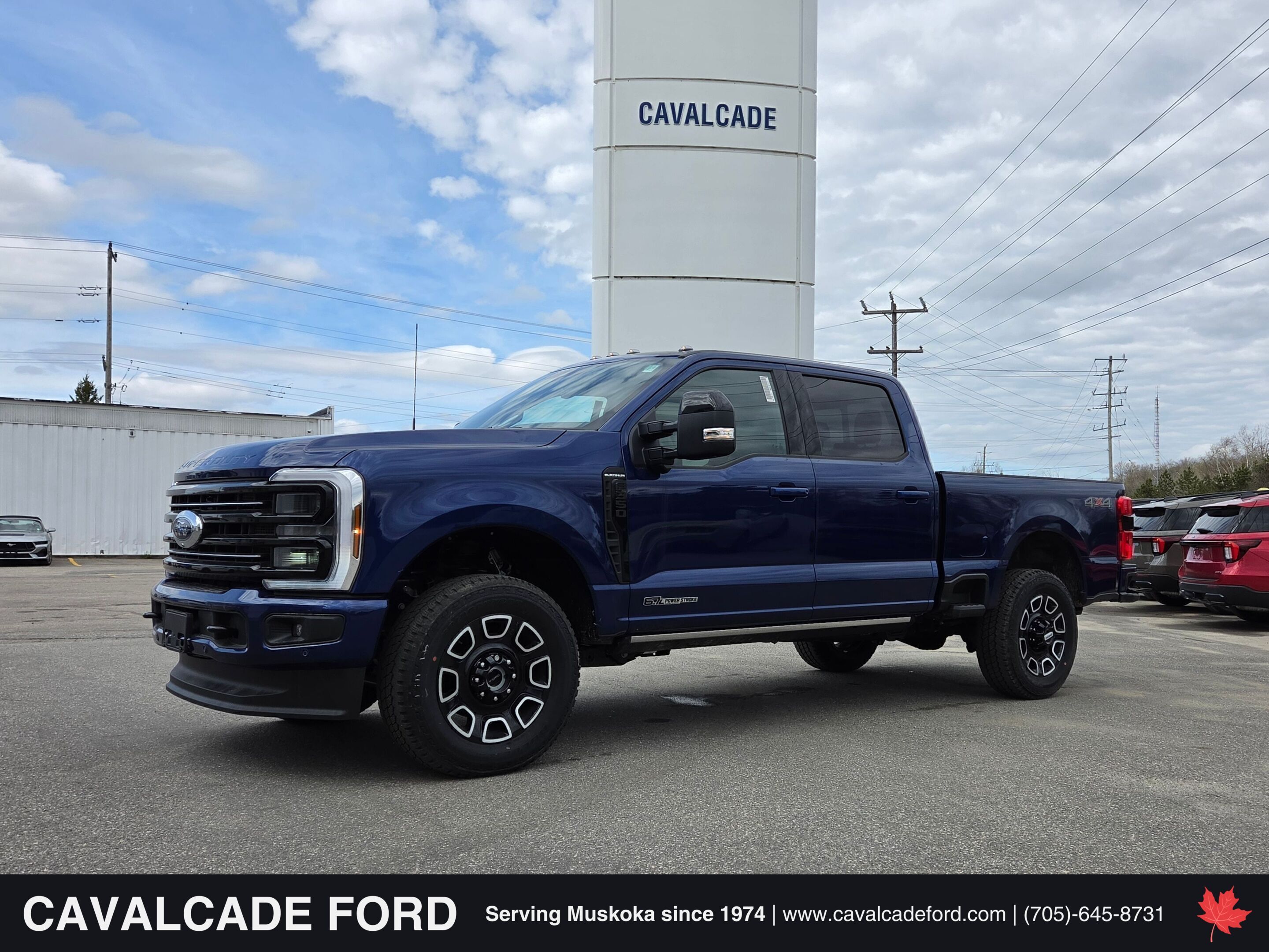 Blue 2026 Ford F-350 Super Duty Pickup Truck Four-Wheel Drive Automatic