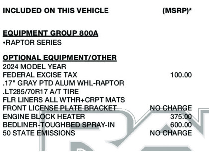 used 2024 Ford Ranger car, priced at $51,900