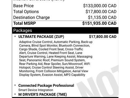 used 2021 BMW X6 M car, priced at $86,900