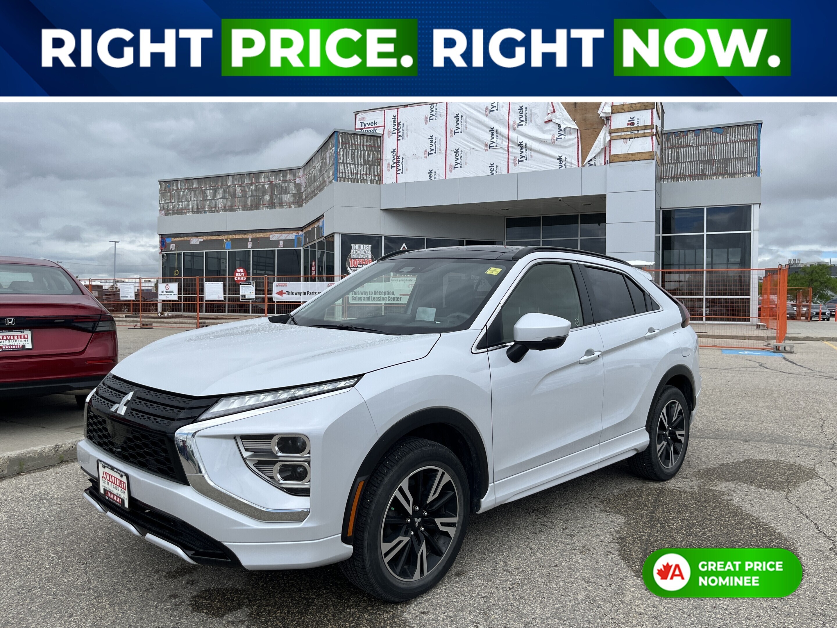 White 2023 Mitsubishi Eclipse Cross SUV / Crossover Continuously Variable Transmission