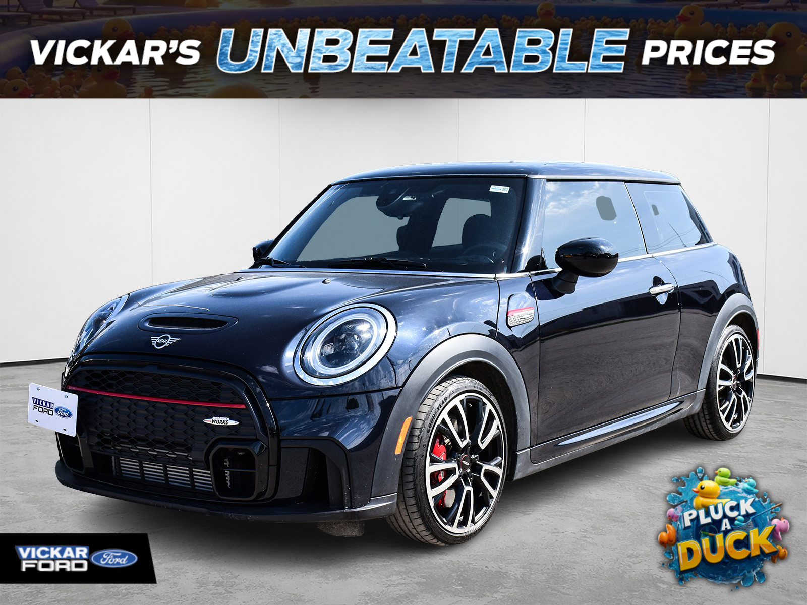 Black 2022 MINI Cooper Hatchback Front-Wheel Drive Automatic