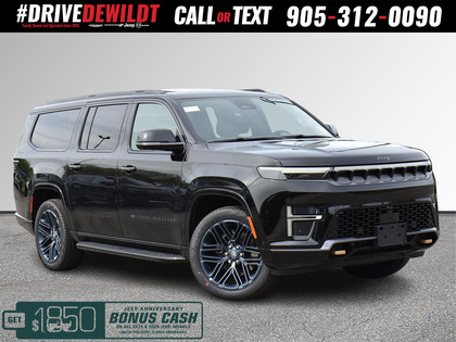 Black 2026 Jeep Grand Wagoneer L SUV / Crossover Four-Wheel Drive 8-Speed Automatic