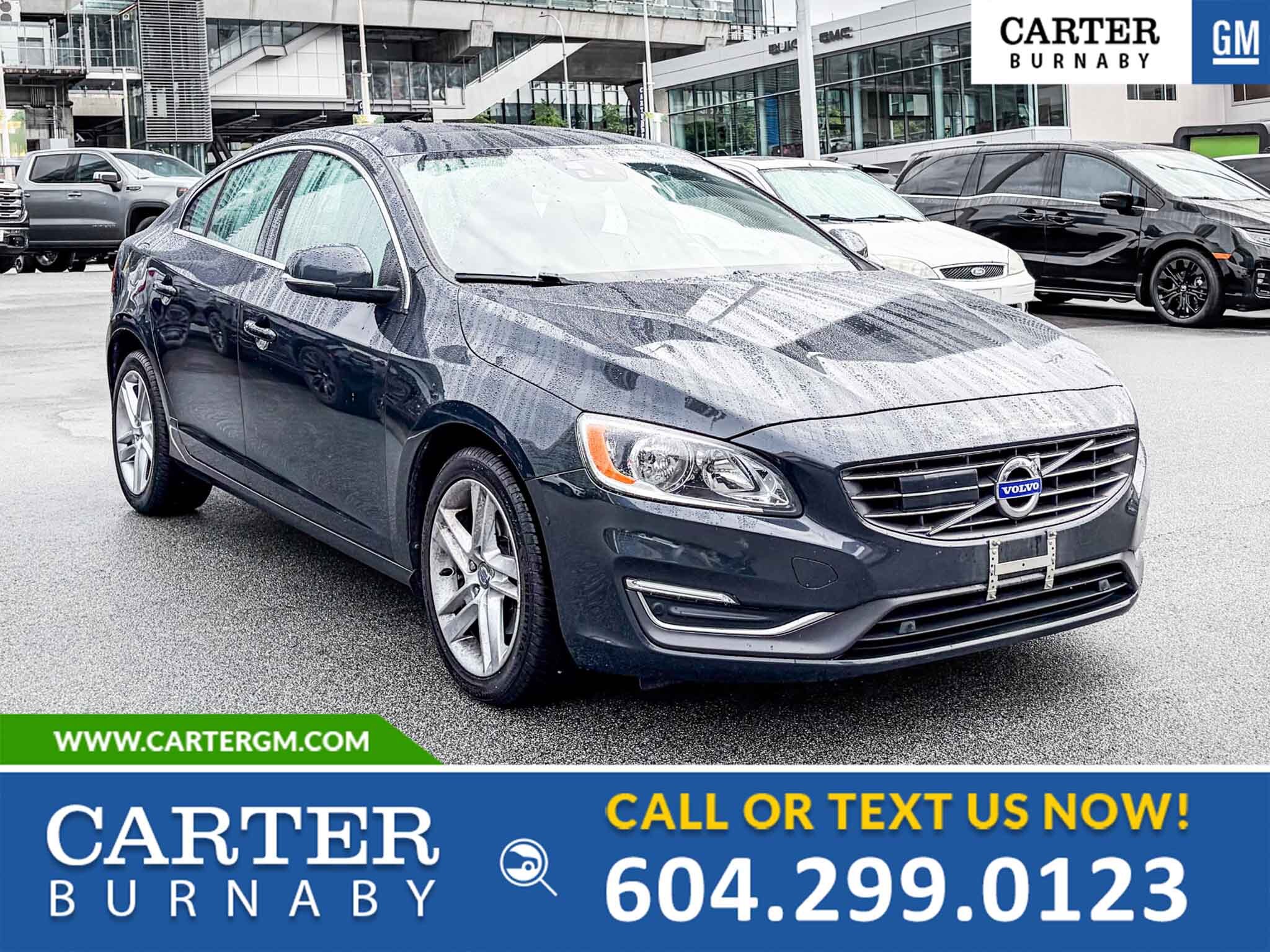 Gray 2015 Volvo S60 Sedan Front-Wheel Drive Automatic
