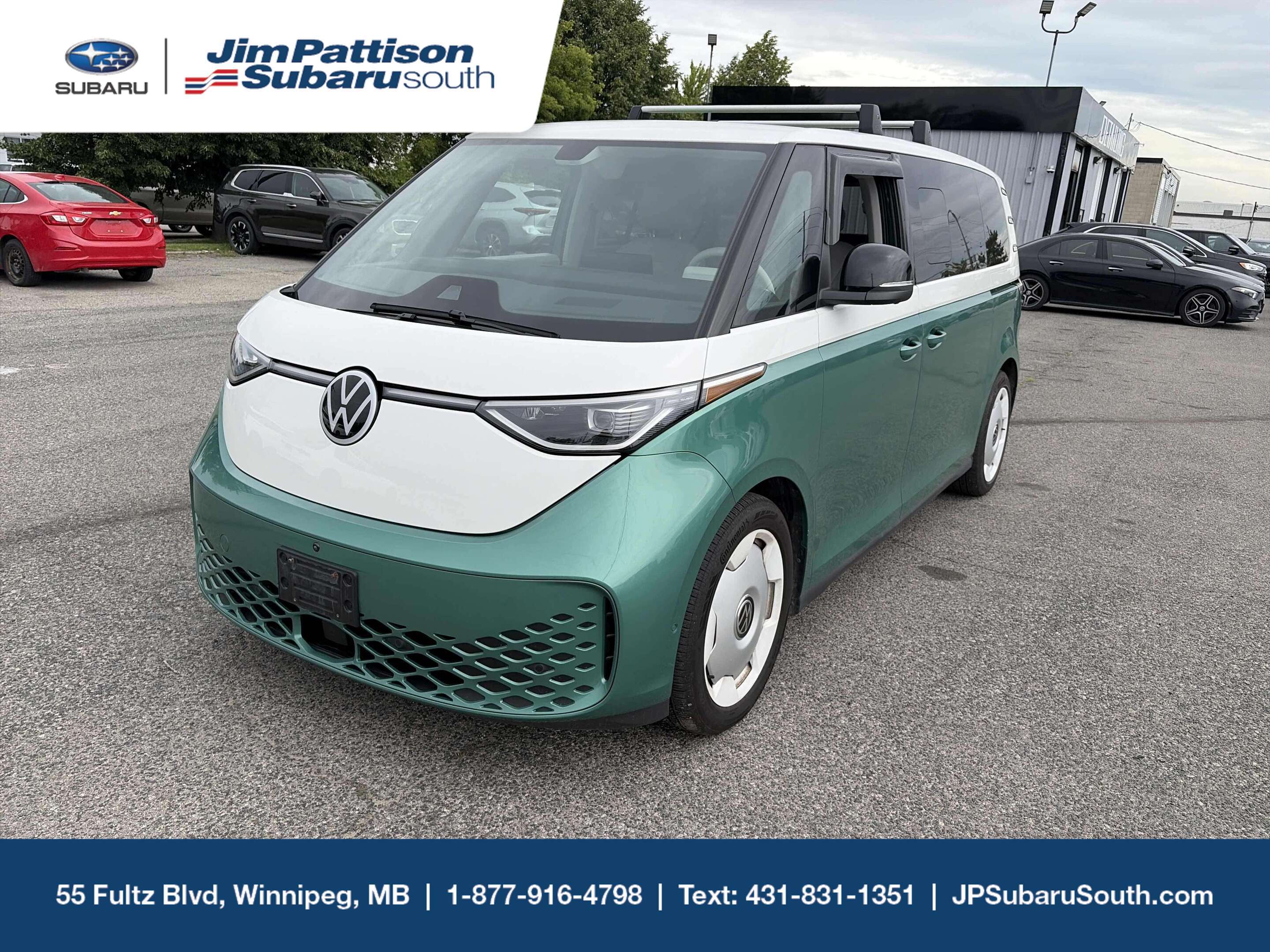 Blue 2025 Volkswagen ID.Buzz Minivan All-Wheel Drive Automatic