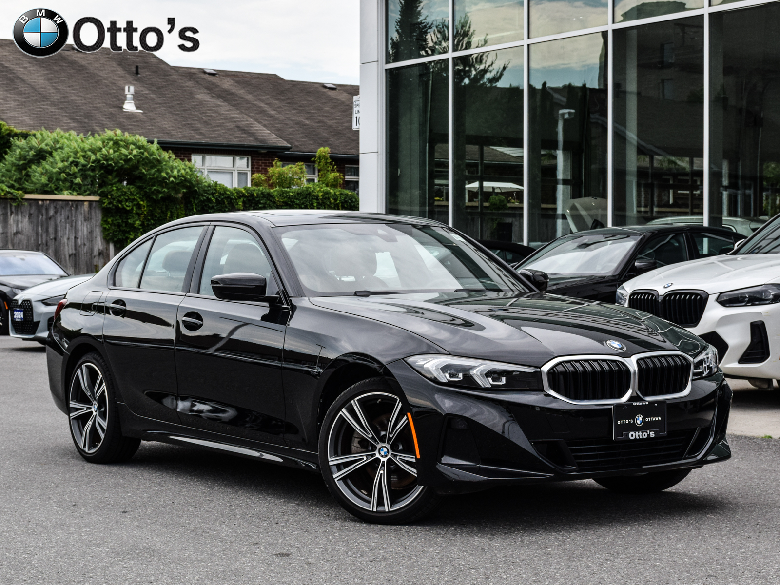 Jet Black 2023 BMW 3 Series Sedan All-Wheel Drive Automatic
