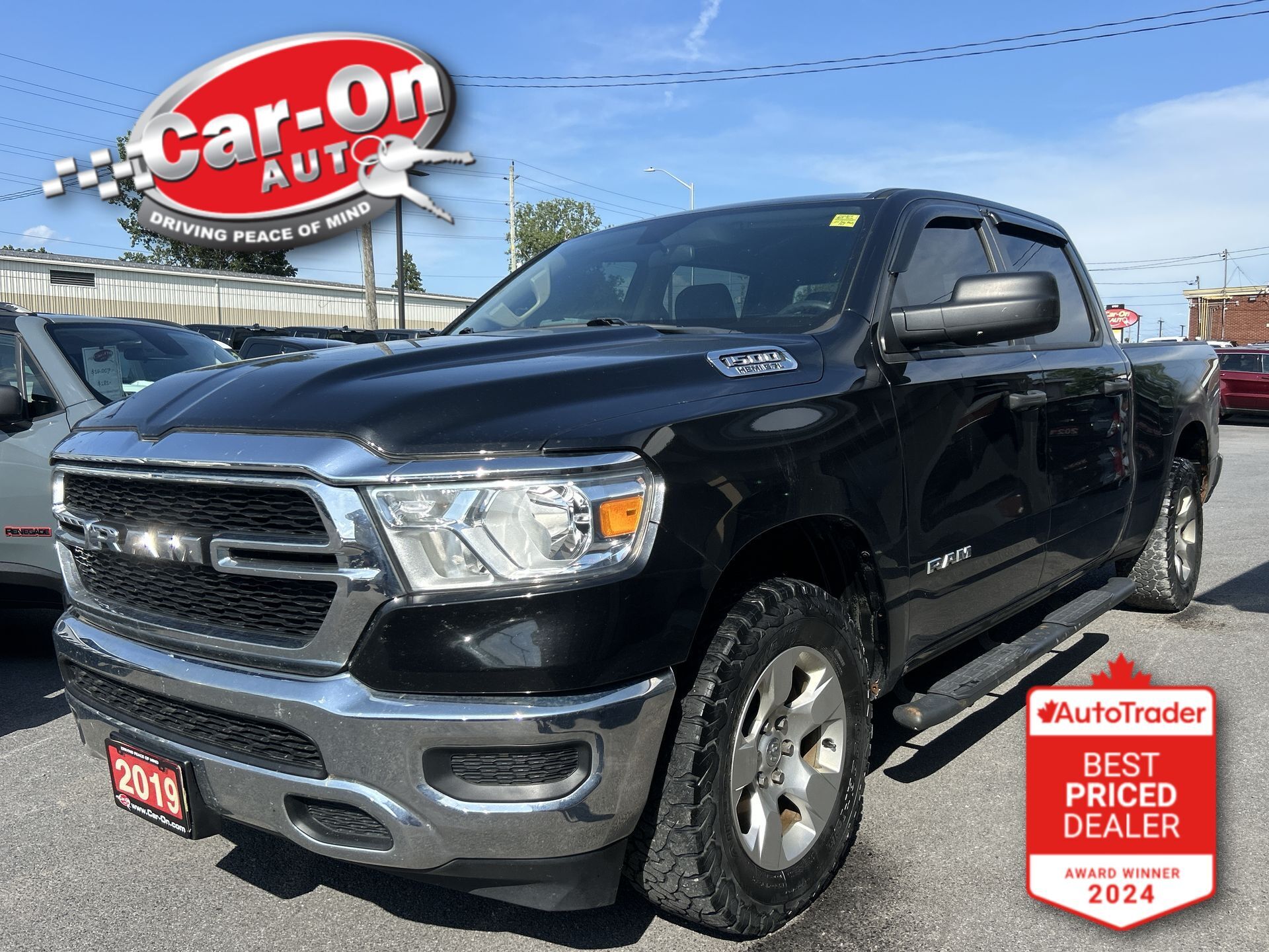 Black 2019 RAM 1500 Pickup Truck Four-Wheel Drive Automatic