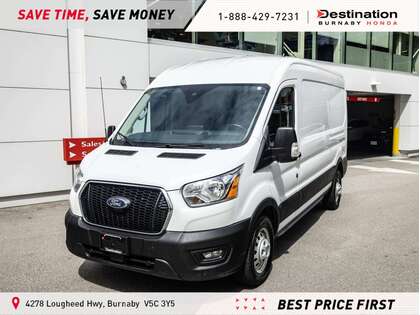 OXFORD WHITE 2021 Ford Transit Cargo Van All-Wheel Drive Automatic