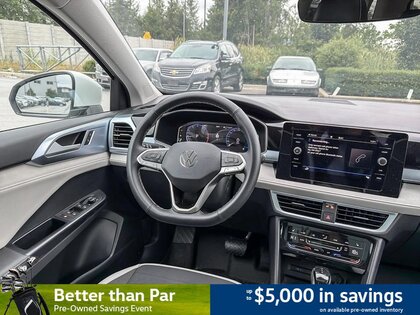 used 2025 Volkswagen Taos car, priced at $29,425
