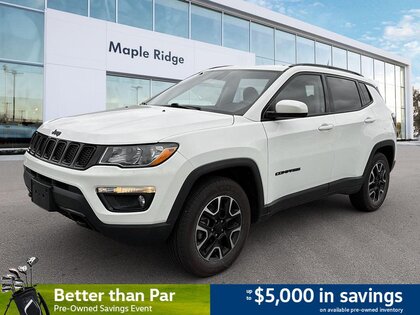 used 2021 Jeep Compass car, priced at $17,338