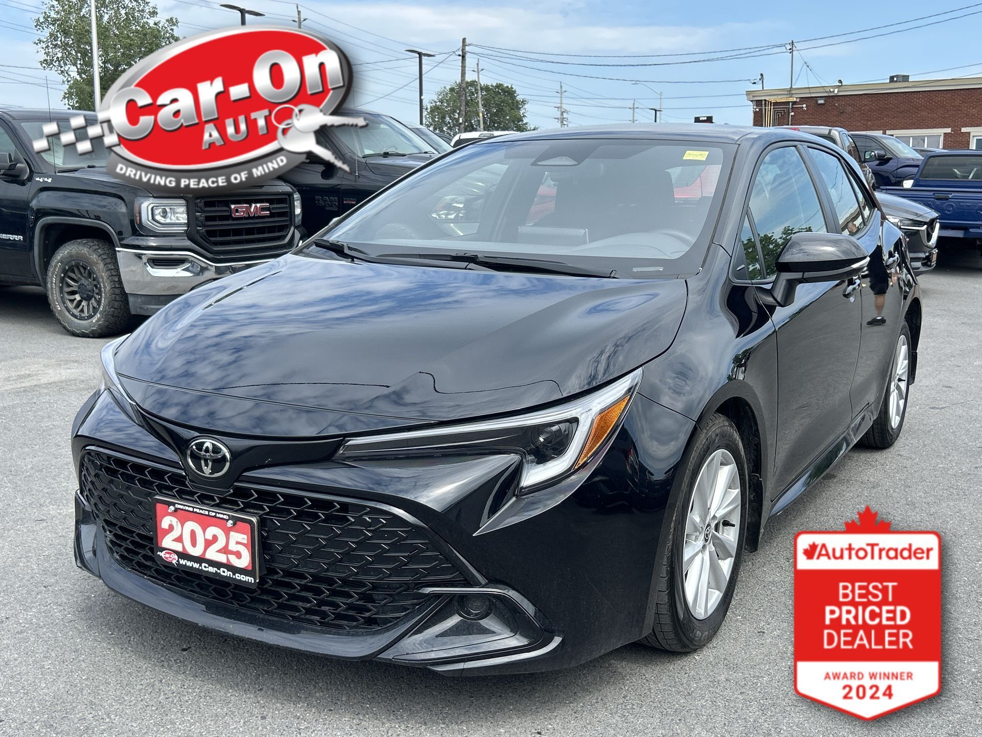 Black 2025 Toyota Corolla Hatchback Front-Wheel Drive Automatic