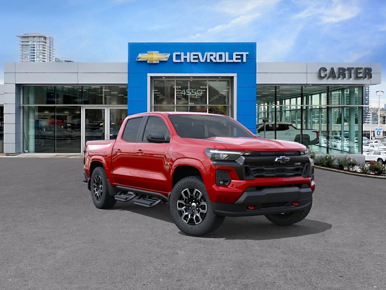 Red 2026 Chevrolet Colorado Pickup Truck Four-Wheel Drive Automatic