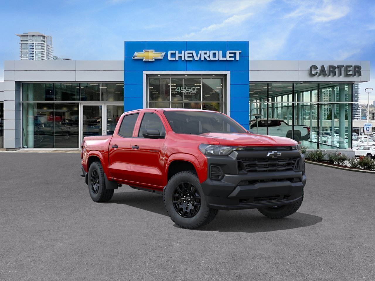 Red 2026 Chevrolet Colorado Pickup Truck Four-Wheel Drive Automatic