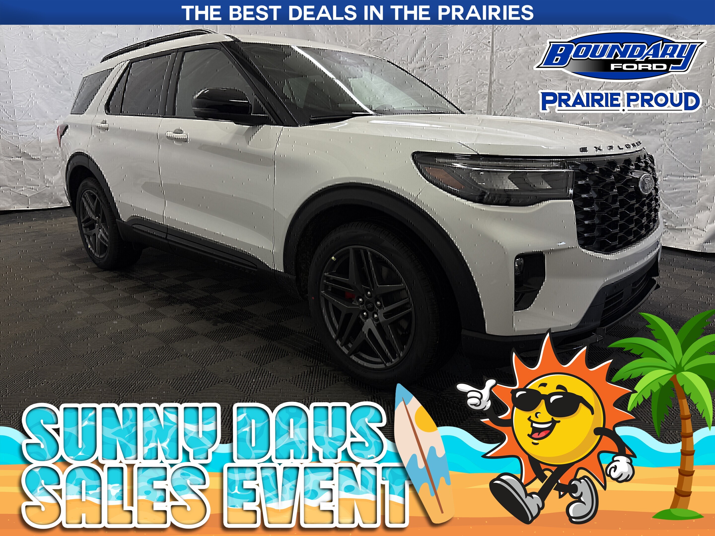 White 2026 Ford Explorer SUV / Crossover All-Wheel Drive Automatic