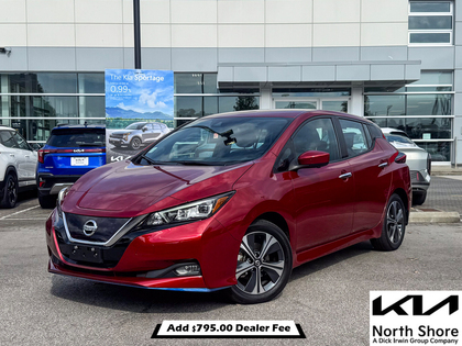 Red (Maroon) 2021 Nissan LEAF Hatchback Front-Wheel Drive Automatic