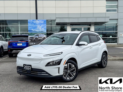 White 2023 Hyundai Kona Electric SUV / Crossover Automatic