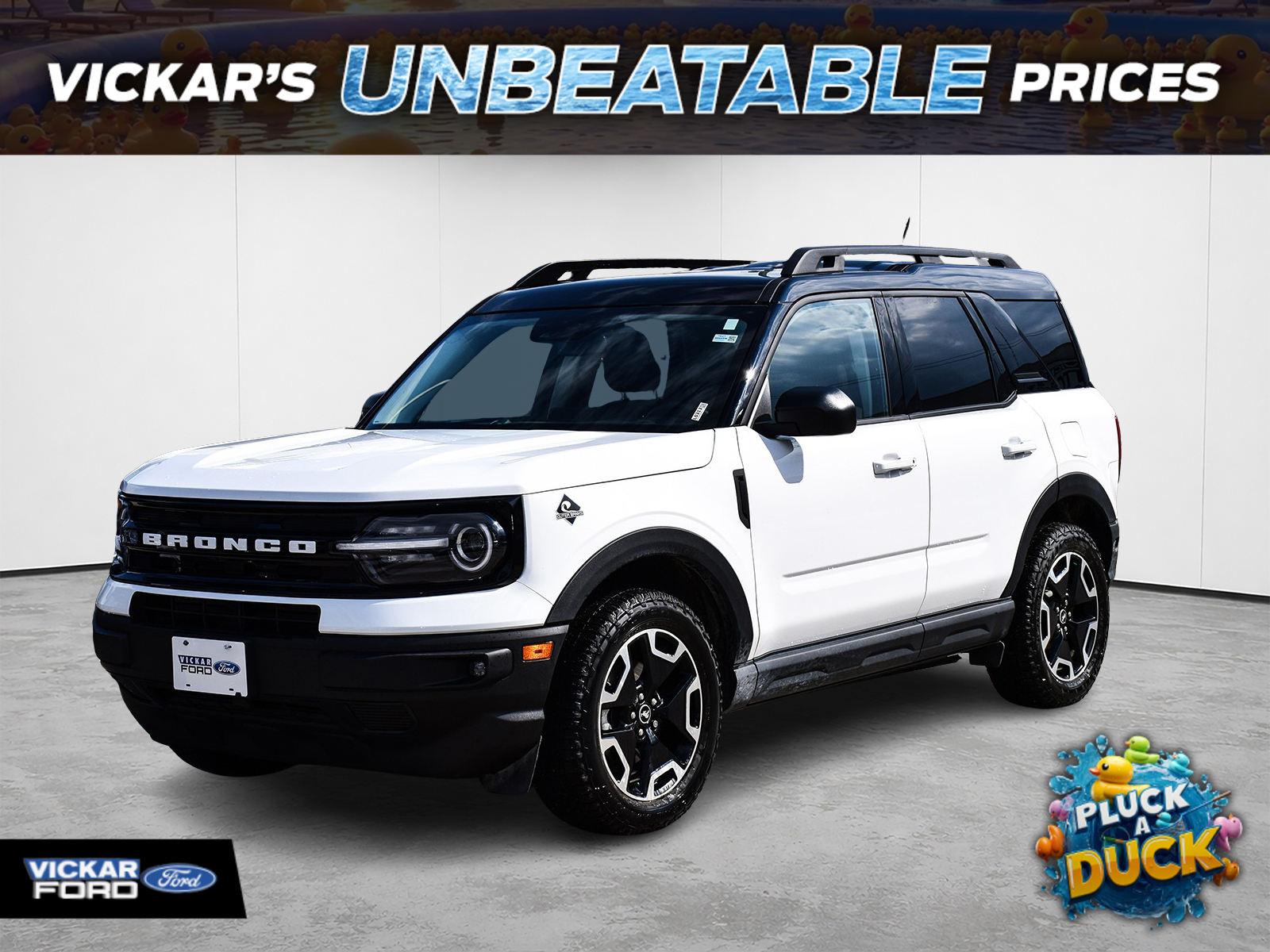 White 2024 Ford Bronco Sport SUV / Crossover All-Wheel Drive Automatic