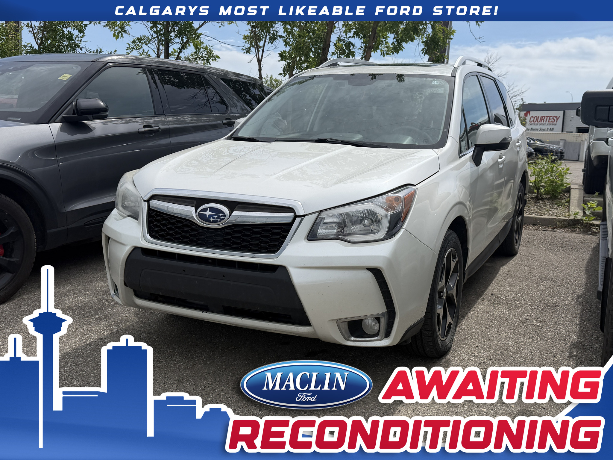 White 2015 Subaru Forester SUV / Crossover All-Wheel Drive