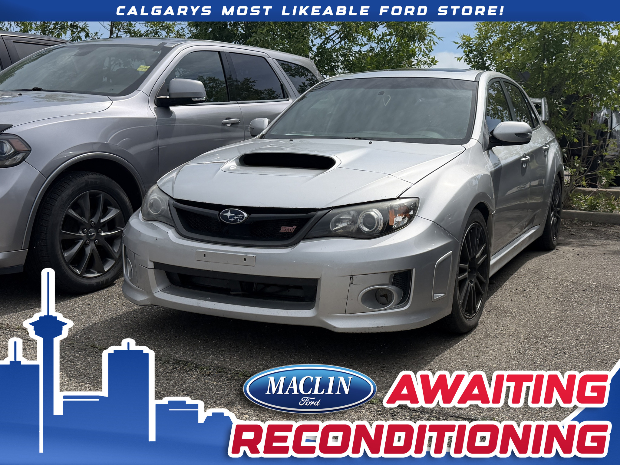 Silver 2011 Subaru Impreza WRX STI Sedan All-Wheel Drive 6-Speed Manual