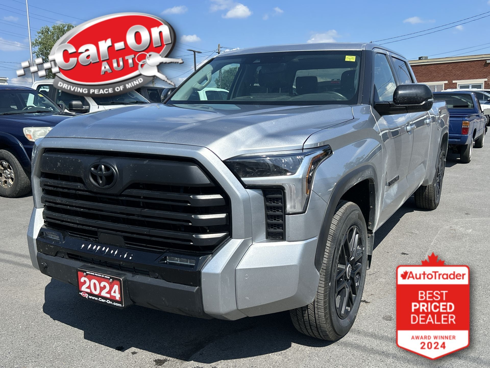 Silver 2024 Toyota Tundra Pickup Truck Four-Wheel Drive Automatic