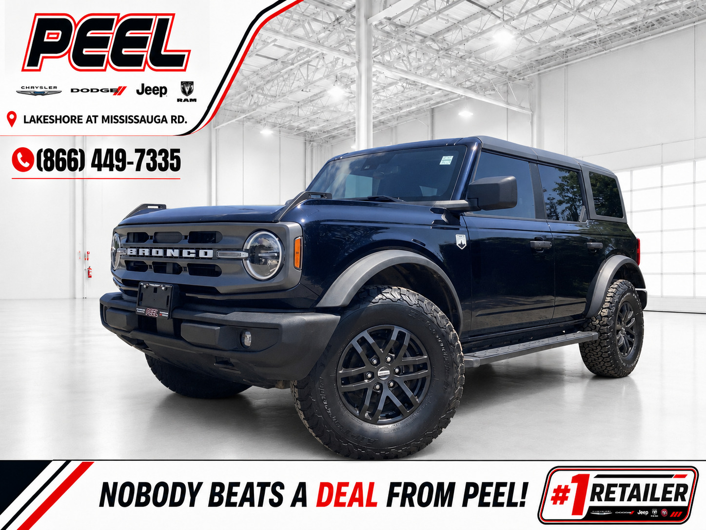 Blue 2021 Ford Bronco SUV / Crossover Four-Wheel Drive Automatic