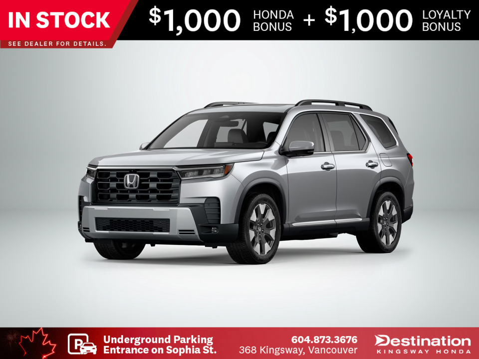 Solar Silver Metallic 2026 Honda Pilot SUV / Crossover All-Wheel Drive Automatic