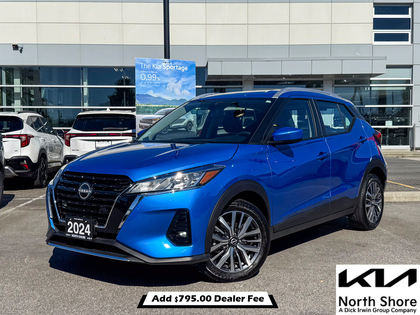 Blue 2024 Nissan Kicks SUV / Crossover Front-Wheel Drive Automatic