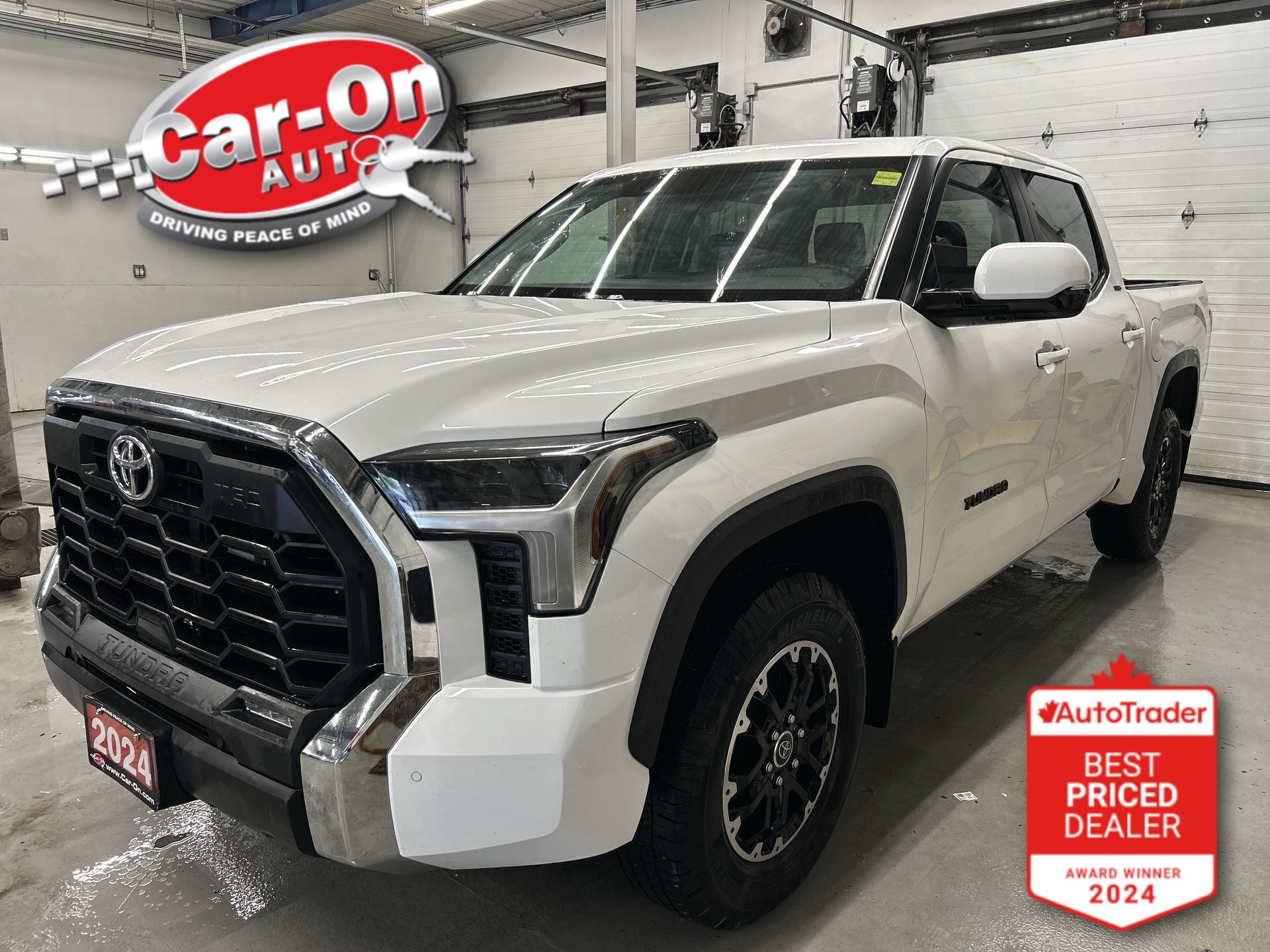 White 2024 Toyota Tundra Pickup Truck Four-Wheel Drive Automatic