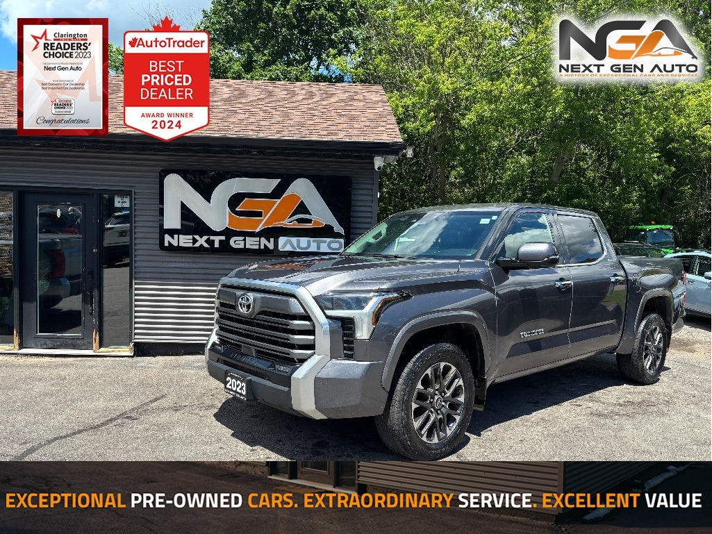 Gray 2023 Toyota Tundra Pickup Truck Four-Wheel Drive Automatic