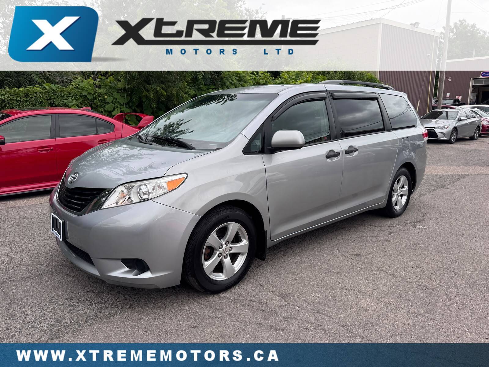 Silver 2014 Toyota Sienna Minivan Front-Wheel Drive Automatic