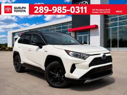 White 2021 Toyota RAV4 Hybrid SUV / Crossover All-Wheel Drive Automatic