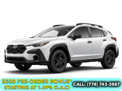 White 2026 Subaru Crosstrek SUV / Crossover Continuously Variable Transmission