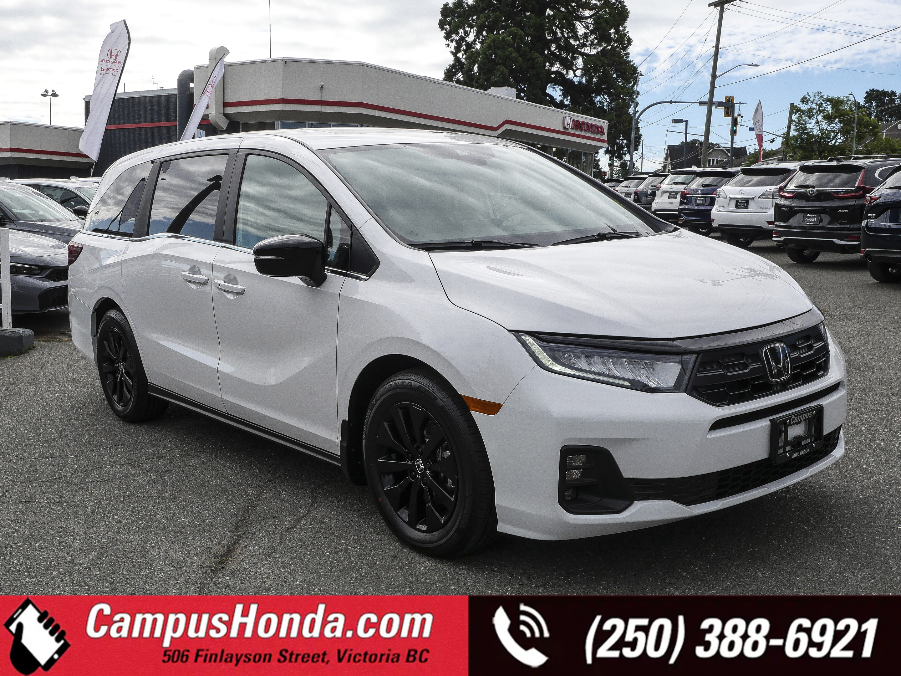 White 2026 Honda Odyssey Minivan Automatic
