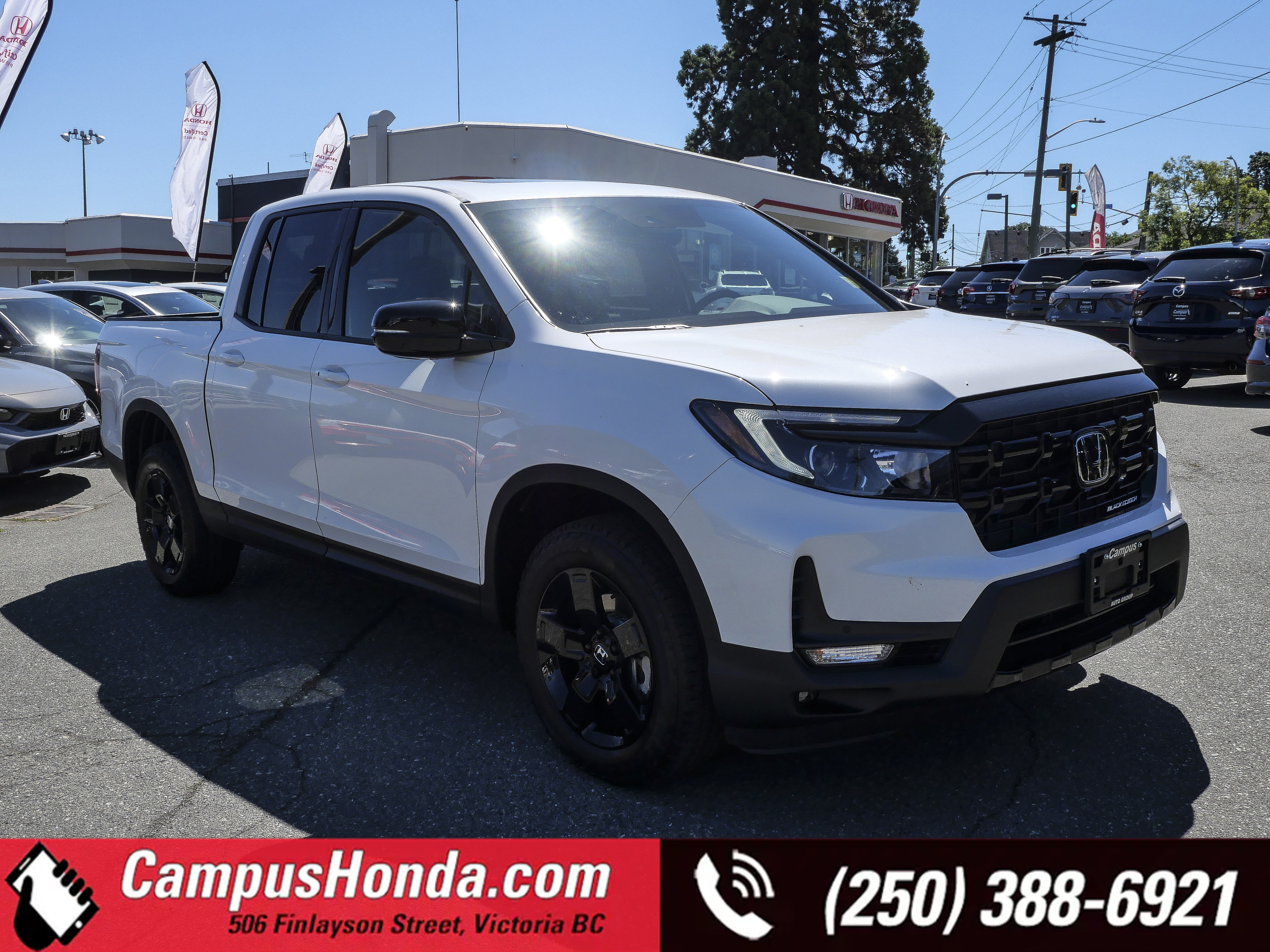 White 2026 Honda Ridgeline Pickup Truck All-Wheel Drive 9-Speed Automatic