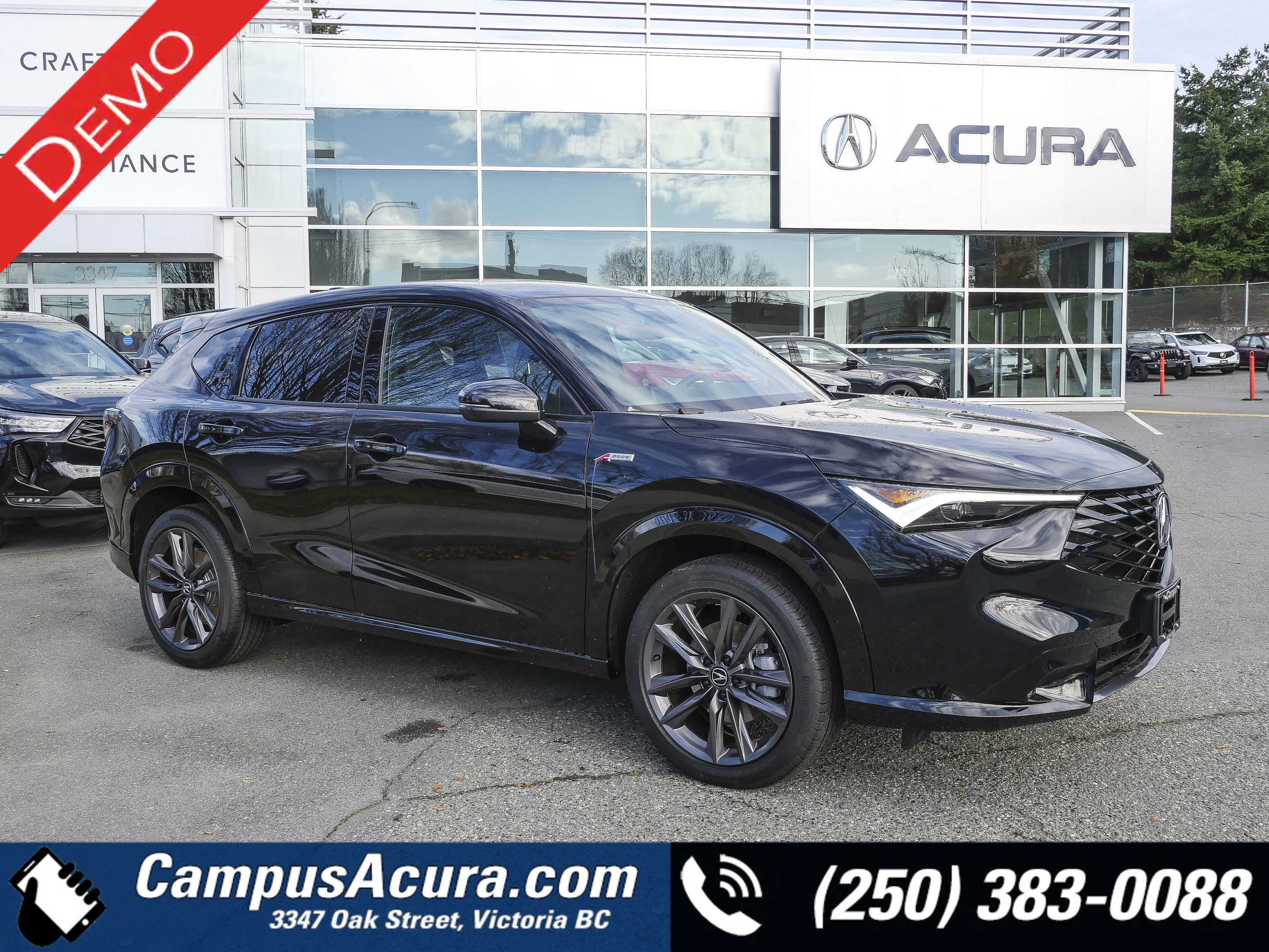 Black 2025 Acura ADX SUV / Crossover All-Wheel Drive Continuously Variable Transmission